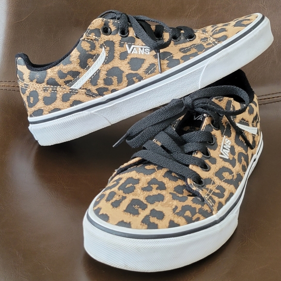 vans seldan leopard